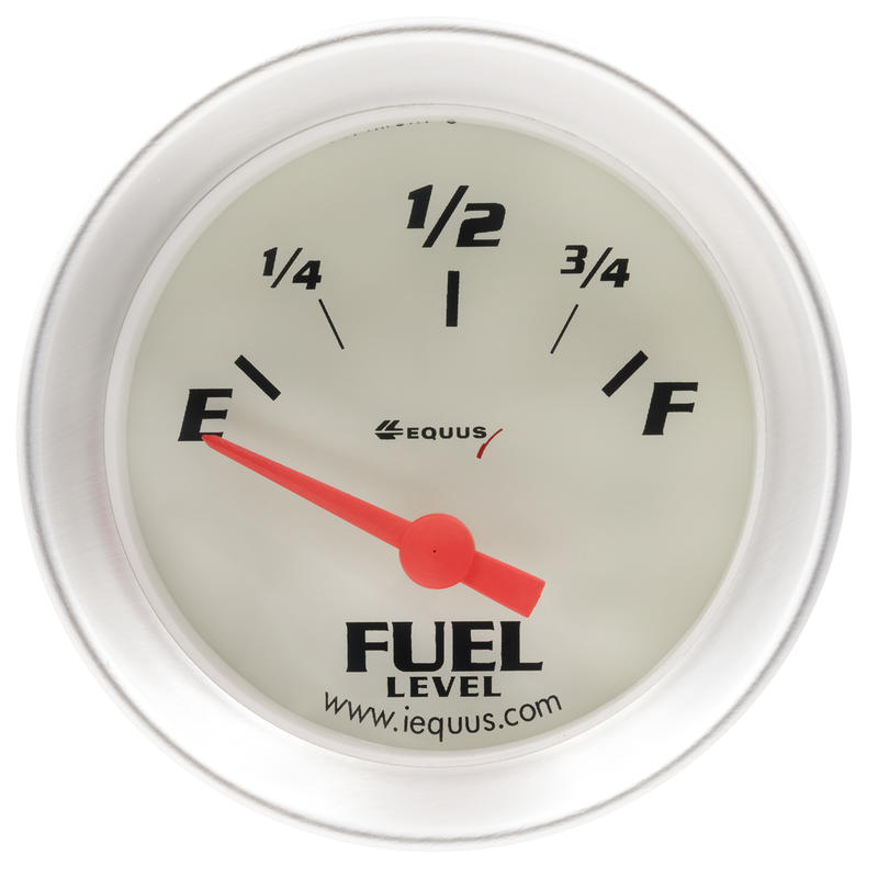 Photo for Equus Fuel Level Gauge 8363; 8000 Series Fuel Level 240 (E) to 33 Ohms (F) 2.000 in. Short Electric