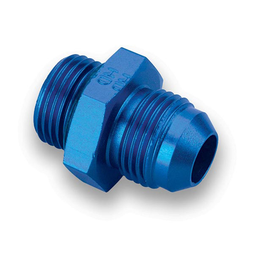 EARL'S AN Fitting 985081ERL; AN to ORB Adapter -08AN Male Straight -10AN ORB Male 