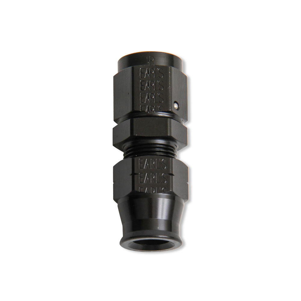 EARL'S Tube Fitting AT165156ERL; AN to Hard Line Adapter Adapter Black Anodized -06AN Female 5/16 in. Hardline 
