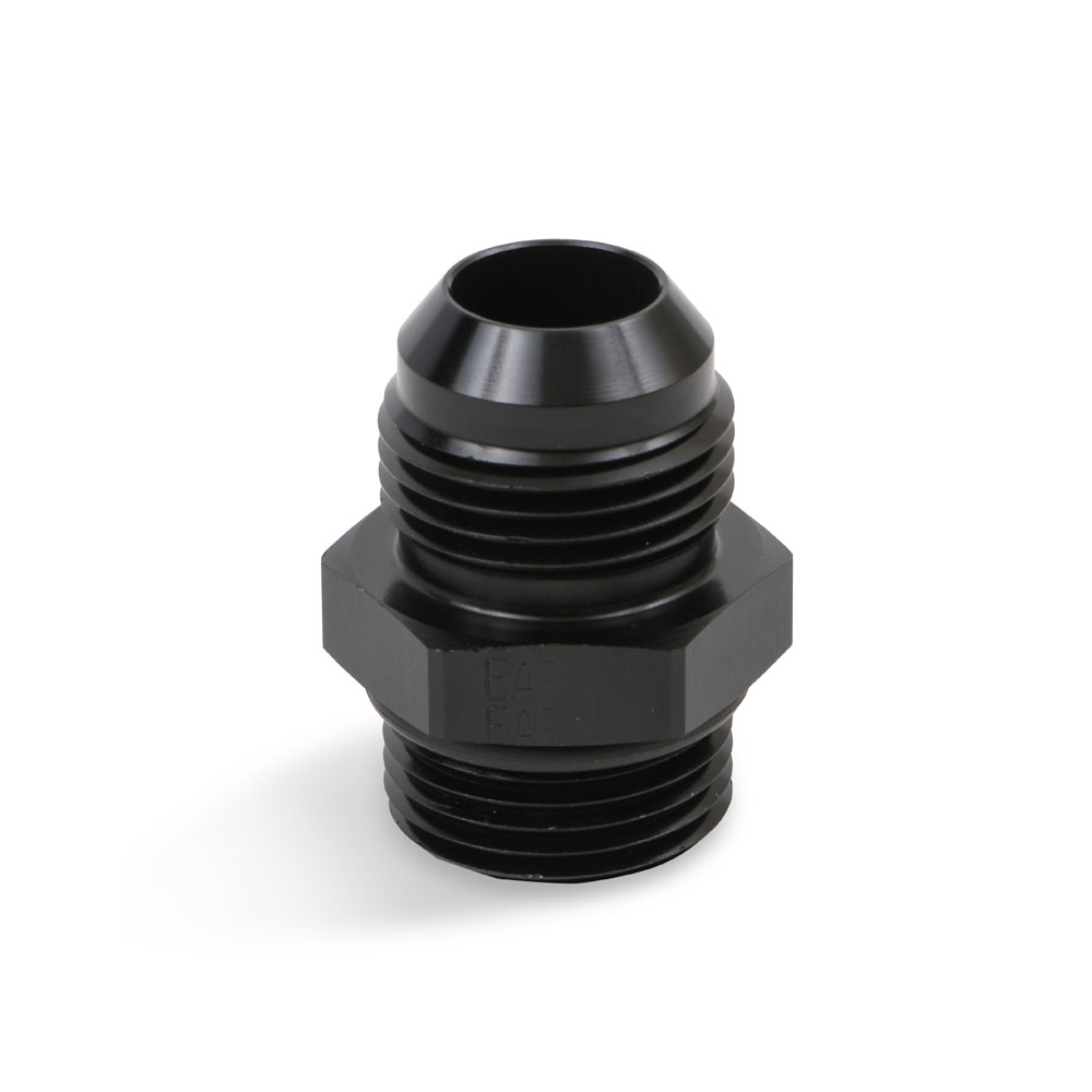 EARL'S AN Fitting AT985012ERL; AN to ORB Adapter Black -12AN Male Straight -12 ORB Male 