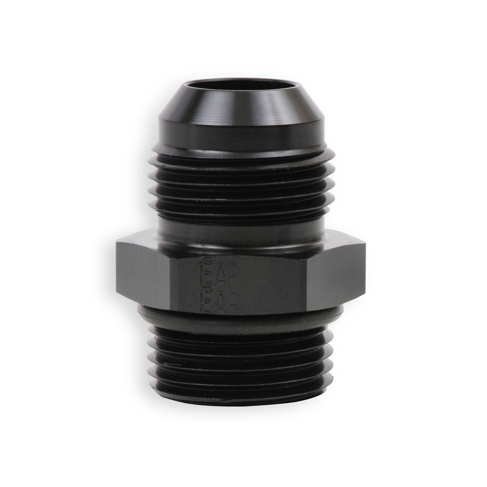 EARL'S AN Fitting AT985012ERL; AN to ORB Adapter Black -12AN Male Straight -12 ORB Male 