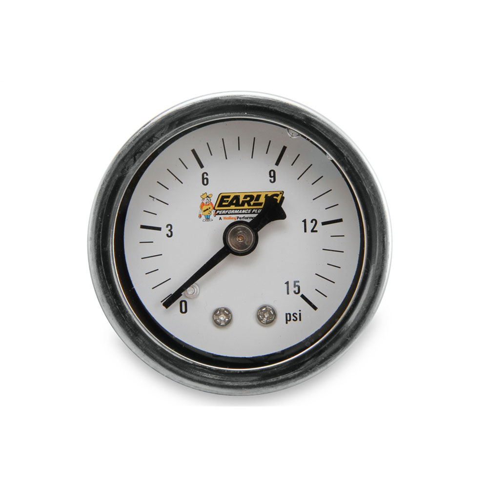 Earl's Performance Plumbing Fuel Pressure Gauge 100189ERL; 