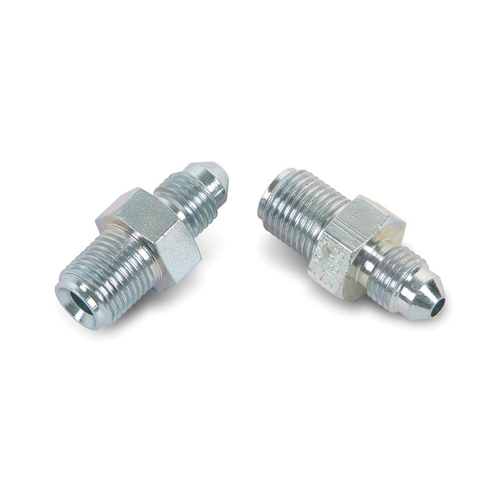 Photo for EARL'S Brake Hose Fitting 591932ERL; AN to Inverted Flare Adapter Nickel Plated -03AN Male Straight 7/16 in. -24 Inverted Flare Male