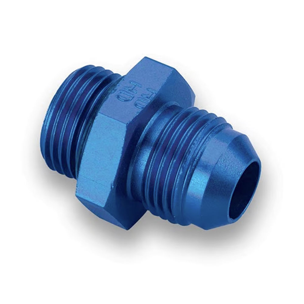 EARL'S AN Fitting 985081ERL; AN to ORB Adapter -08AN Male Straight -10AN ORB Male 
