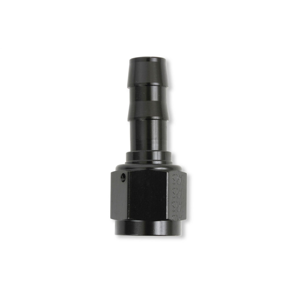 Earl's Performance Plumbing Hose End AT700167ERL; Super Stock Black Anodized -06AN Straight 