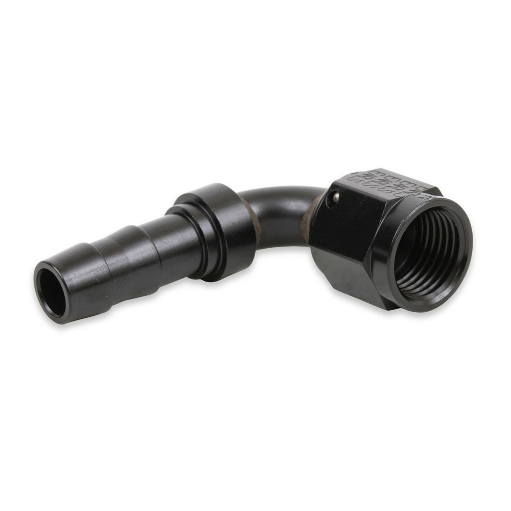 Earl's Performance Plumbing Hose End AT709167ERL; Super Stock Black Anodized -06AN 