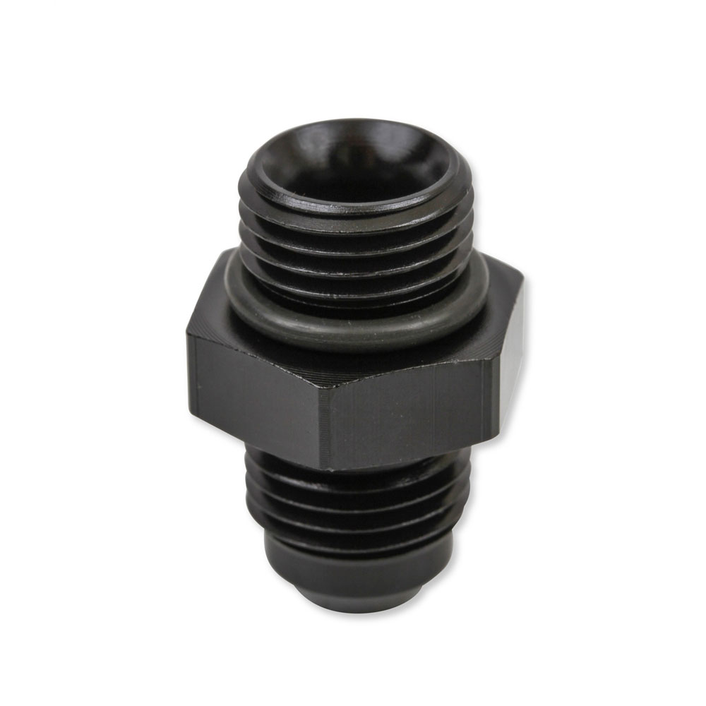 Earl's Performance Plumbing AN Fitting AT985006ERL; AN to ORB Adapter AN to ORB Adapter Black -06AN Male Straight -06AN ORB Male 