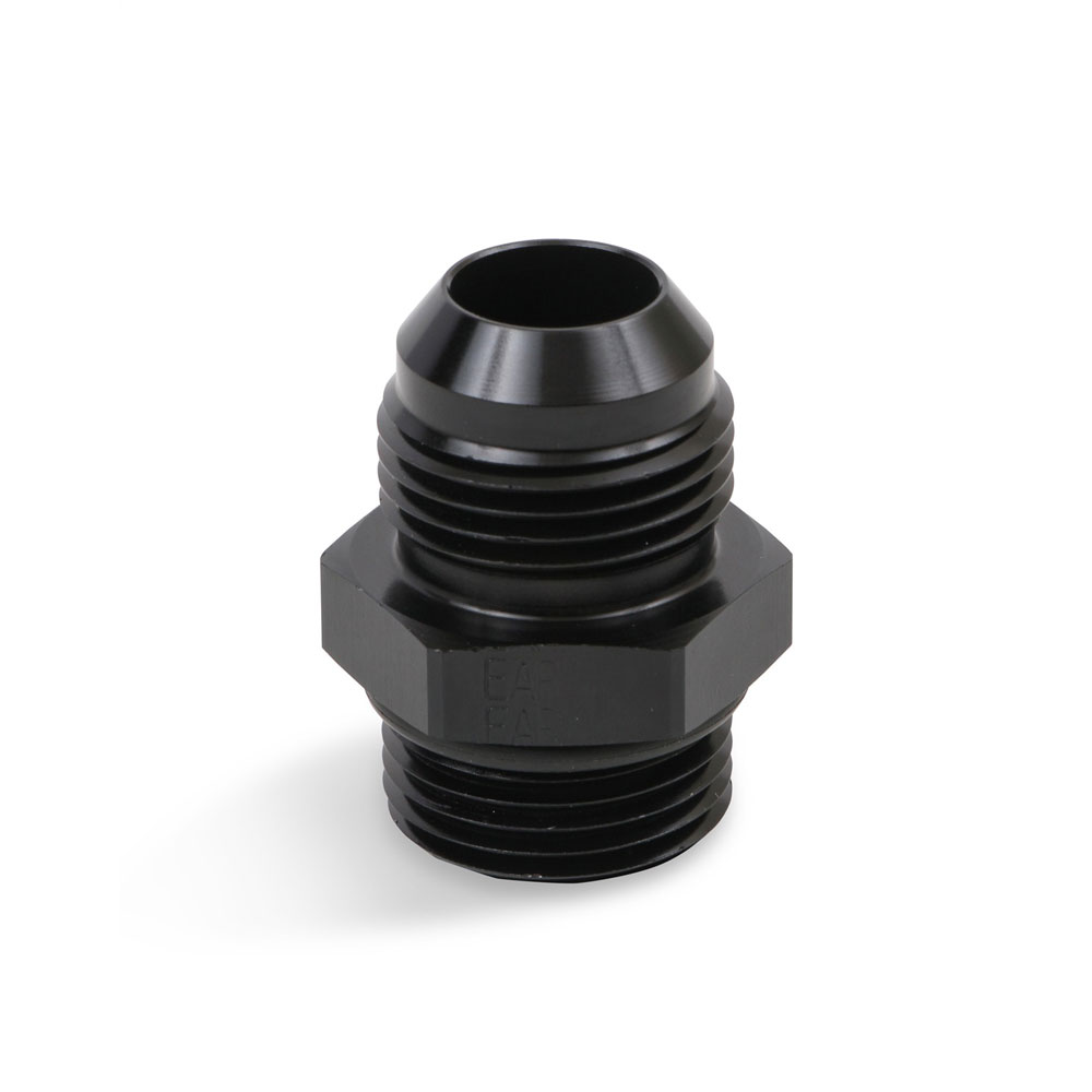 Earl's Performance Plumbing AN Fitting AT985012ERL; AN to ORB Adapter Black -12AN Male Straight -12 ORB Male 