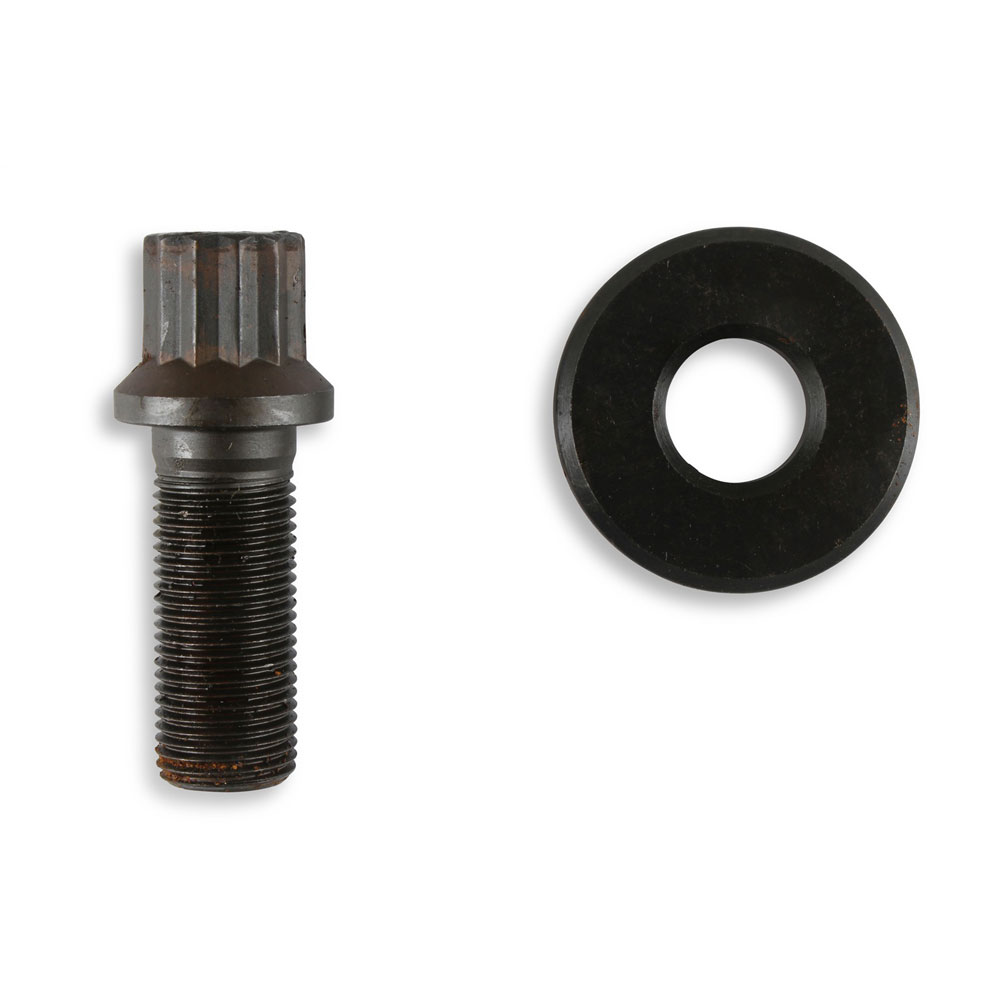 EARL'S Harmonic Balancer Bolt DBT-005ERL; 12-Point 2.050 in. Black Oxide Chromoly for Ford 221, 255, 260, 289, 302, 351W, 429, 460 