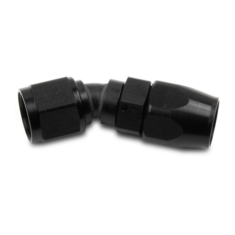 Earl's Performance Plumbing Hose End AT803110ERL; Pro Lite 390 Black Anodized -10AN 30 deg. -10AN Female 