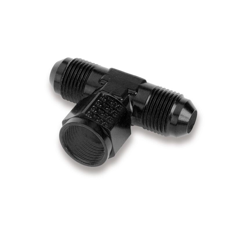 EARL'S AN Fitting AT925110ERL; AN to AN Tee Black -10AN Male Tee -10AN Female -10AN Male 