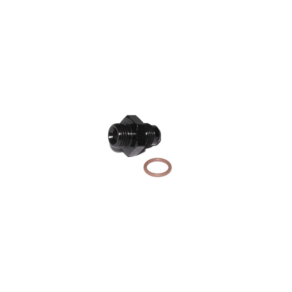 Fast AN Fitting 30251-1; AN to ORB Adapter Black -06AN Male -06AN ORB Male Straight 