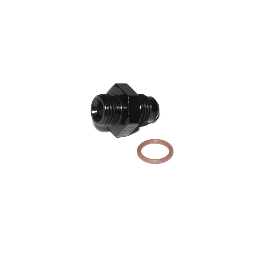 Fast AN Fitting 30251; AN to ORB Adapter Black -06AN Male -06AN ORB Male Straight 