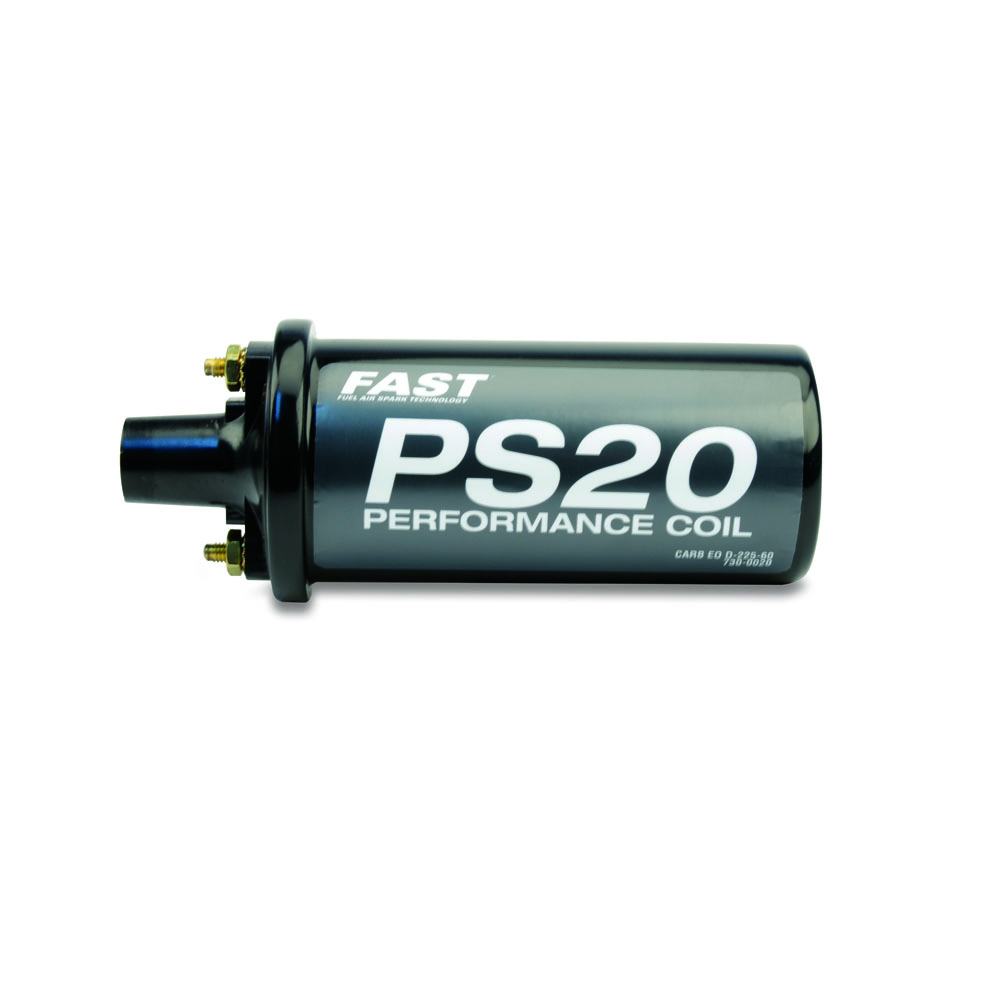 Fast Ignition Coil 730-0020; PS20 Black 46000 Volt Canister Socket, Female 