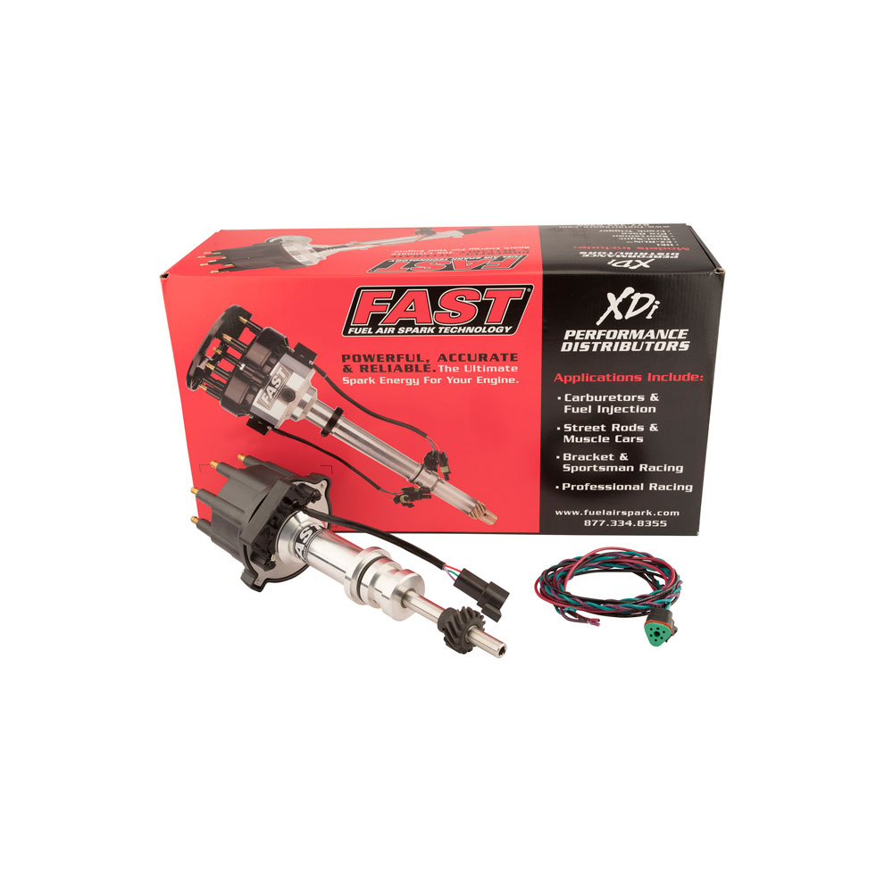 FAST Distributor 1000-1611; XDi Sportsman Locked Advance Hall Effect for Ford 221 to 302 