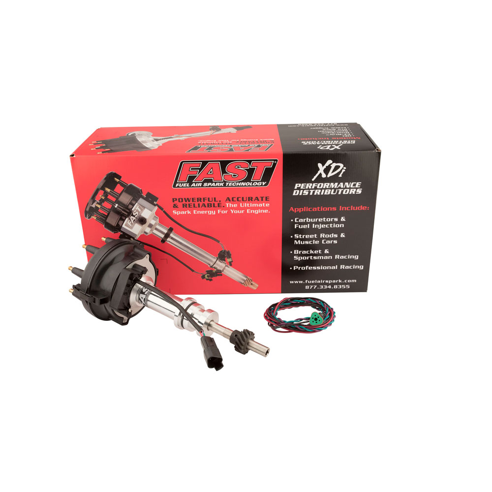 FAST Distributor 1000-1612; XDi Sportsman Locked Advance Hall Effect for Ford 351W 