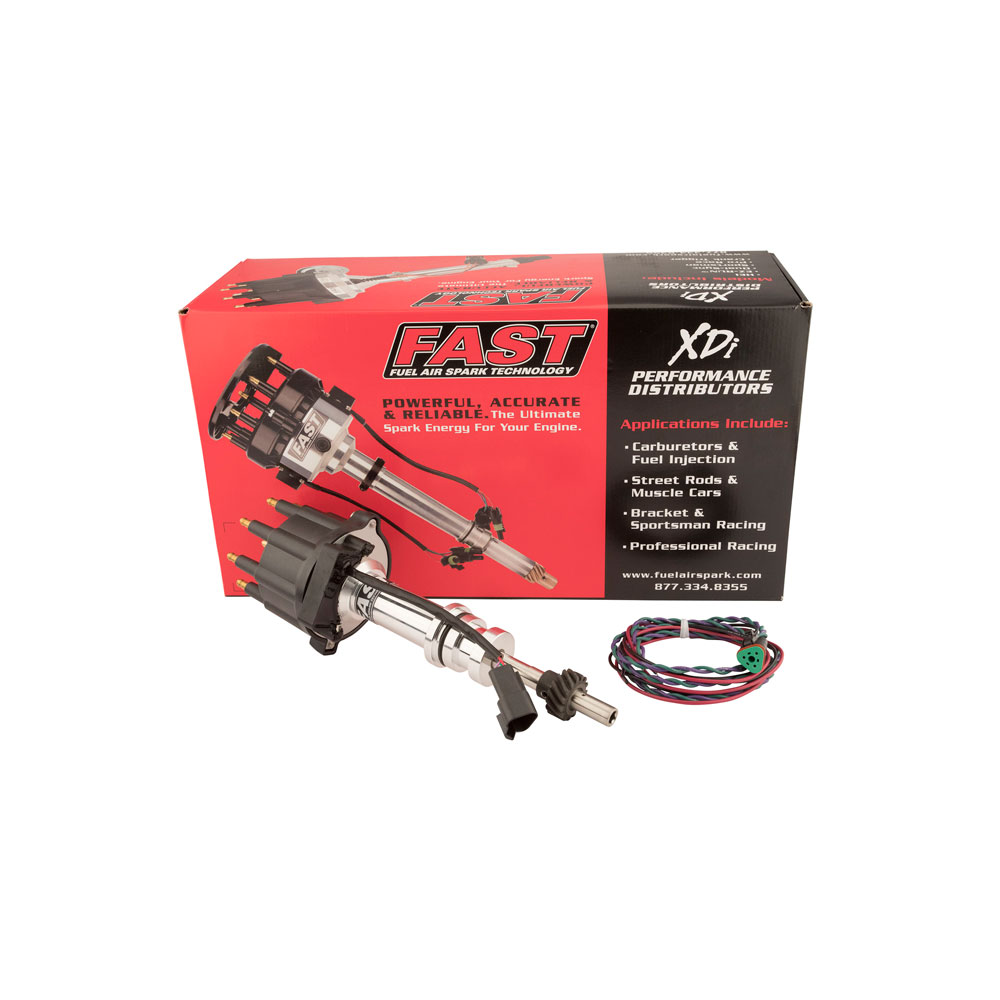 FAST Distributor 1000-1613; XDi Sportsman Locked Advance Hall Effect for Ford 351W 