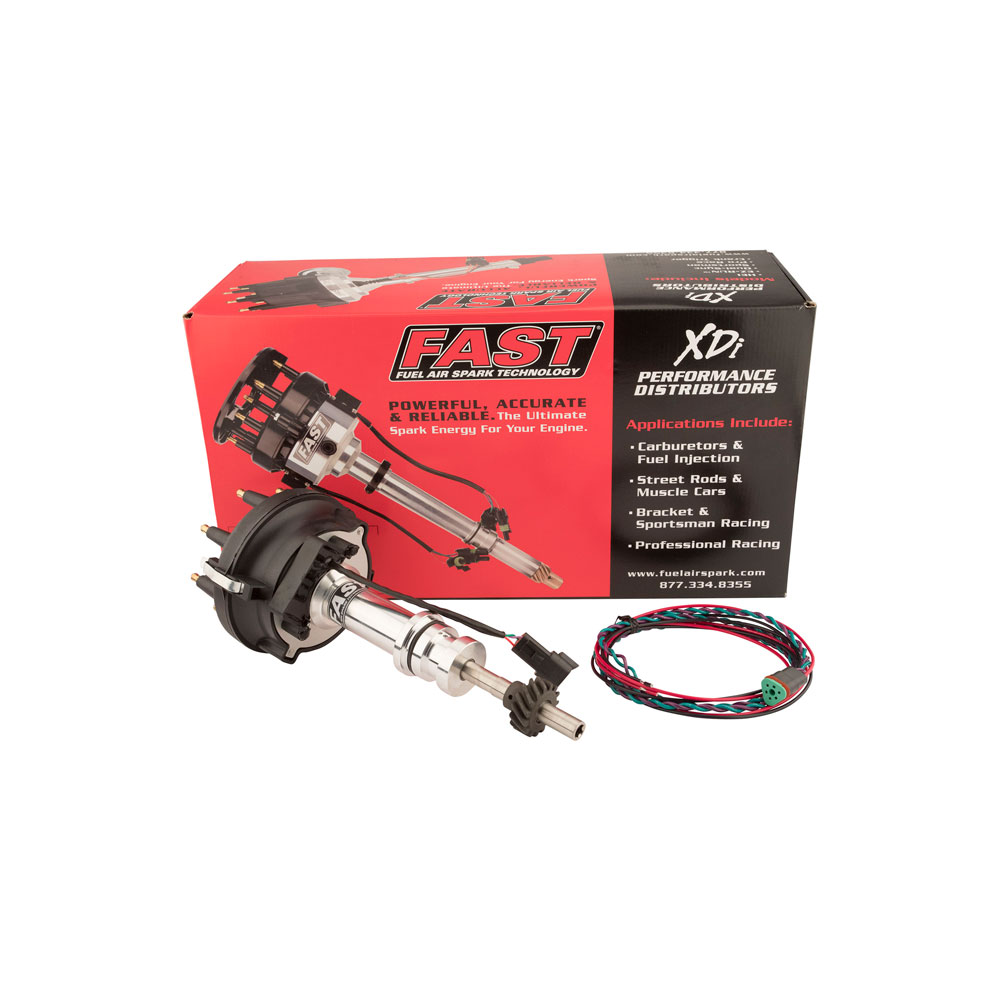 FAST Distributor 1000-1614; XDi Sportsman Locked Advance Hall Effect for Ford 351C, 351M, 400, 429, 460 