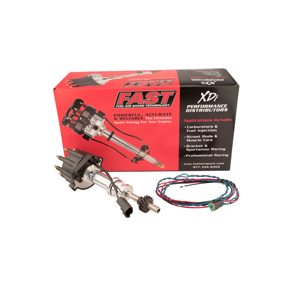 FAST Distributor 1000-1615; XDi Sportsman Locked Advance Hall Effect for Ford 351C, 351M, 400, 429, 460 