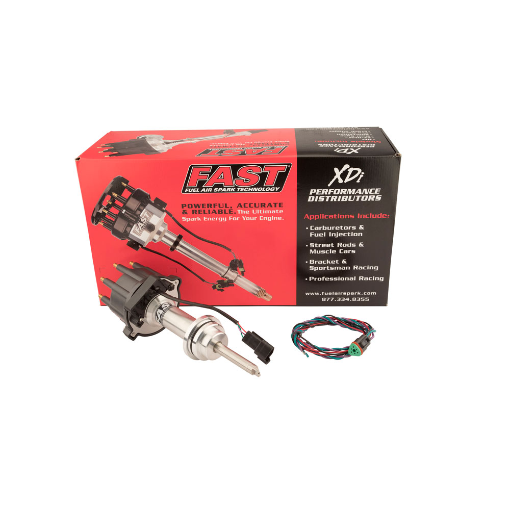FAST Distributor 1000-1811; XDi Sportsman Locked Advance Hall Effect for Chrysler 273 to 360 LA 