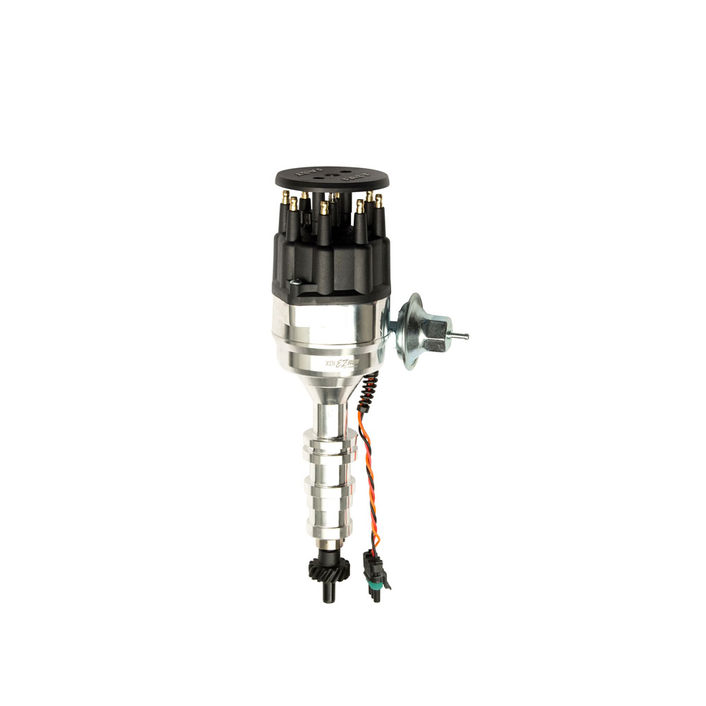 FAST Distributor 306010; XDi EZ Run Vacuum, Mechanical Magnetic for Ford 332 to 428 FE 