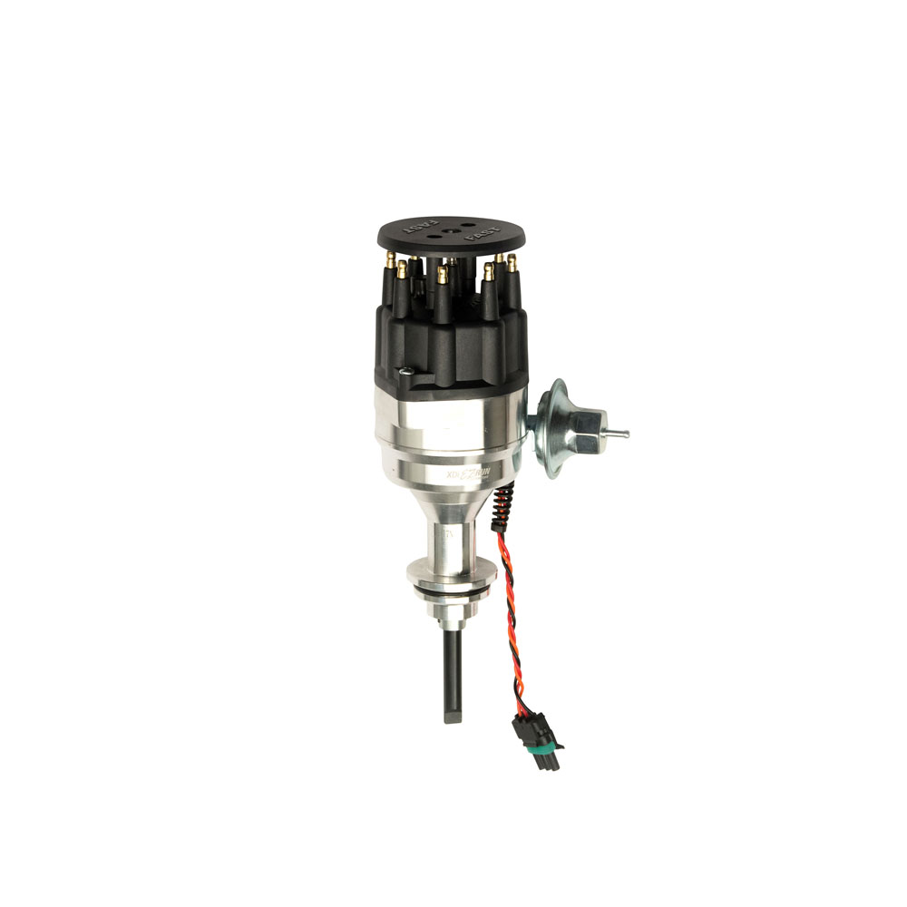 FAST Distributor 306012; XDi EZ Run Vacuum, Mechanical Magnetic for Chrysler 361, 383, 400 