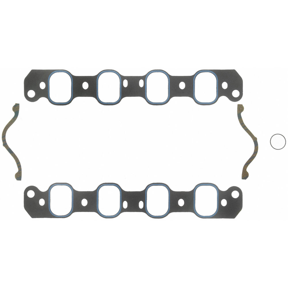 Fel-Pro Intake Manifold Gasket Set 1228; Composite with Coating, Printoseal for 1970 to 1974 Ford 351C 4V 