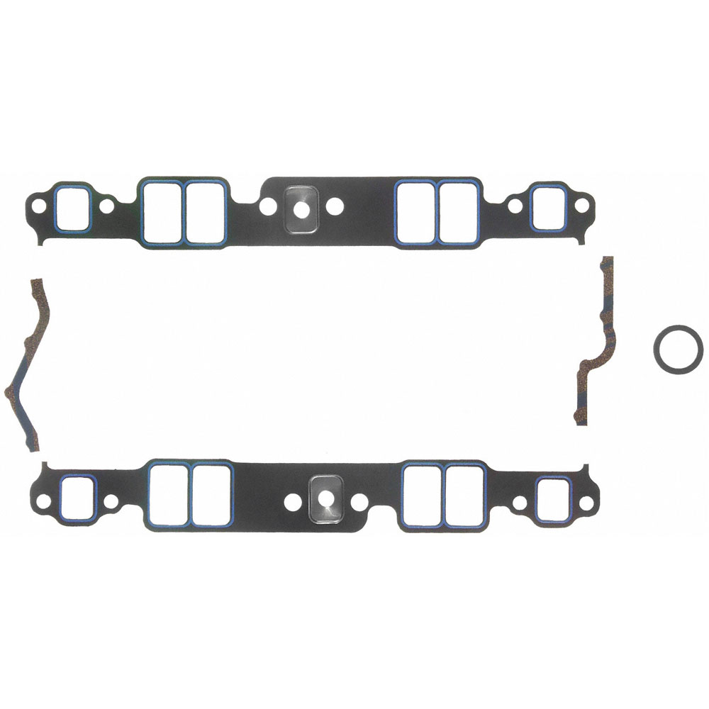 Fel-Pro Intake Manifold Gasket Set 1256; Composite with Coating, Printoseal for Chevy 262 to 400 