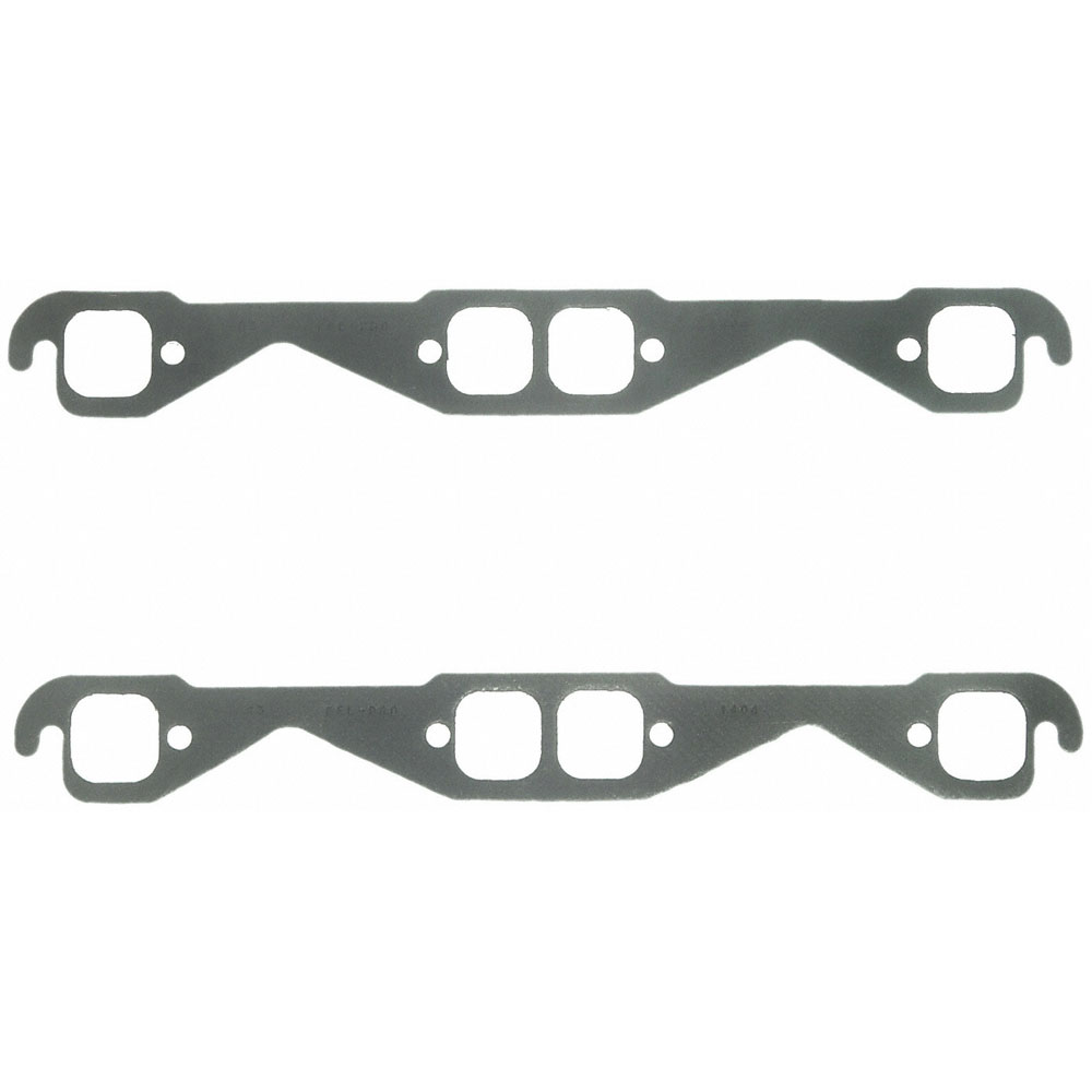 Fel-Pro Exhaust Manifold Gasket Set 1404; Perforated Steel Core with Anti Stick Coating for Chevy 262 to 400 
