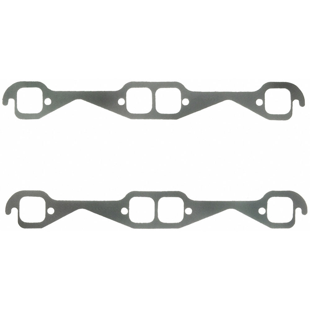 Fel Pro Exhaust Manifold Gaskets 1405; Perforated Steel Core with Anti Stick Coating for Chevy 262 to 400 