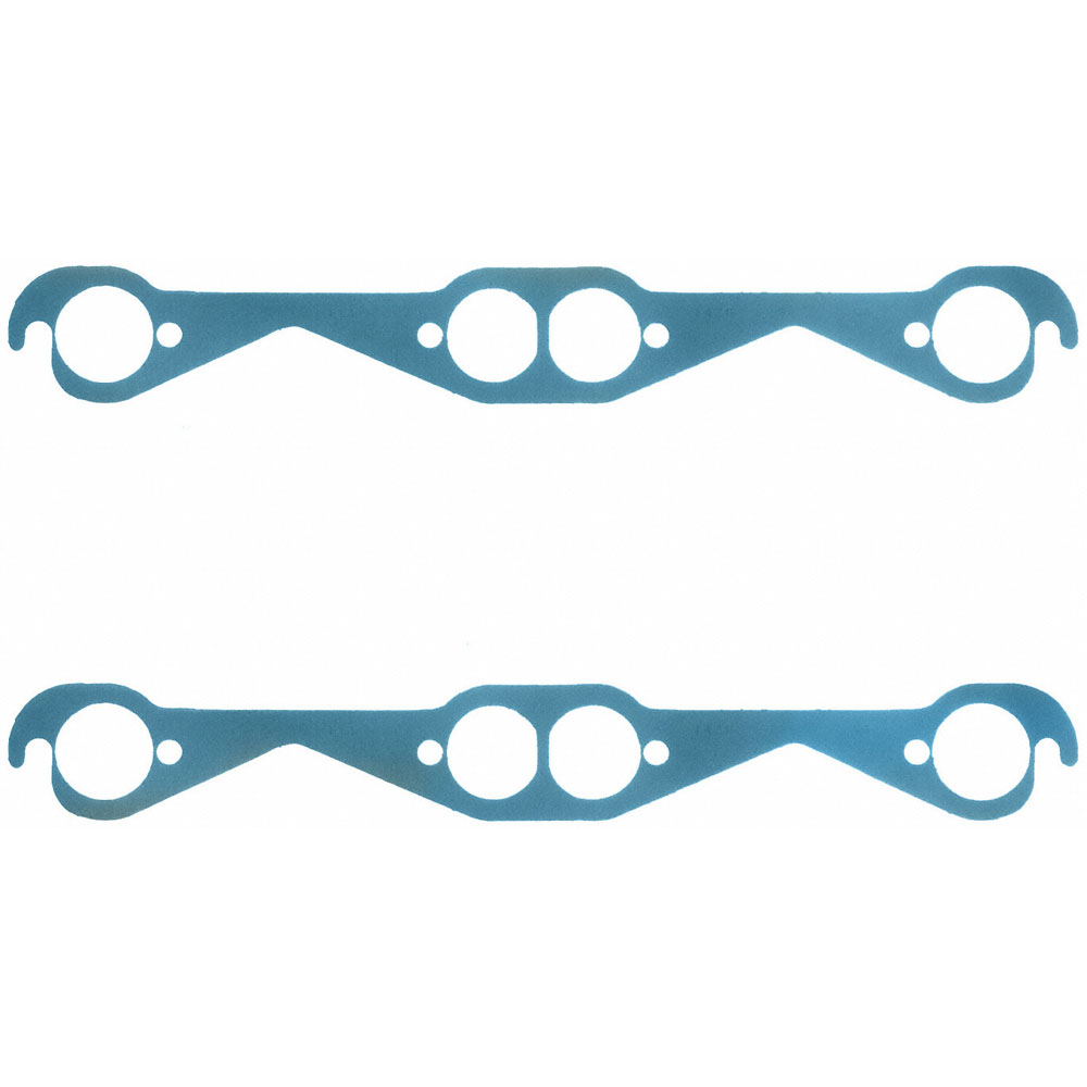 Fel Pro Exhaust Manifold Gaskets 1426; Perforated Steel Core with Anti Stick Coating for Chevy 262 to 400 