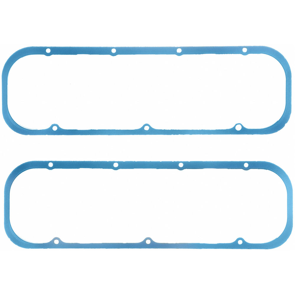 Fel-Pro Valve Cover Gasket Set 1635; Silicone Molded Rubber with Steel Core 0.137 in. for Chevy 396 to 454 