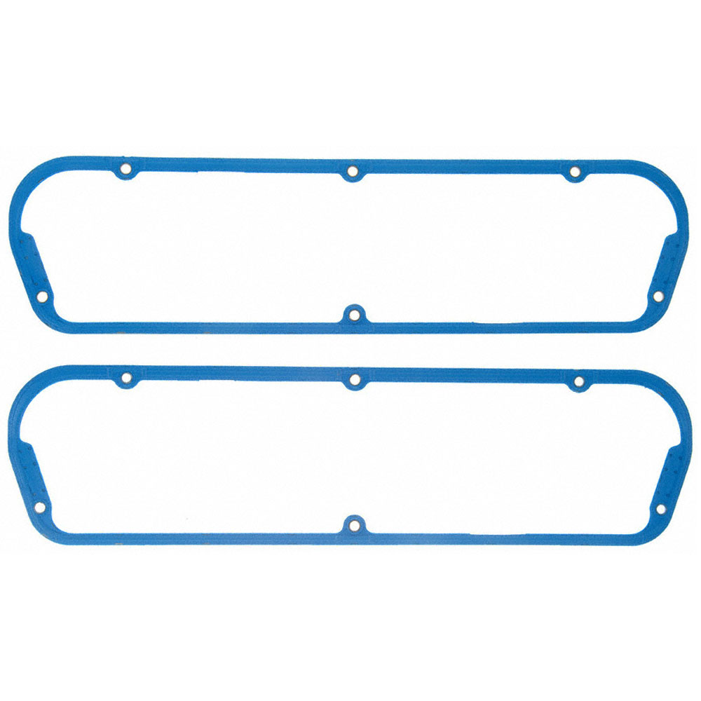 Fel-Pro Valve Cover Gasket Set 1684; Silicone Molded Rubber with Steel Core and Compression Limiters 0.200 in. for 1968 to 2001 Ford 289 to 351W 