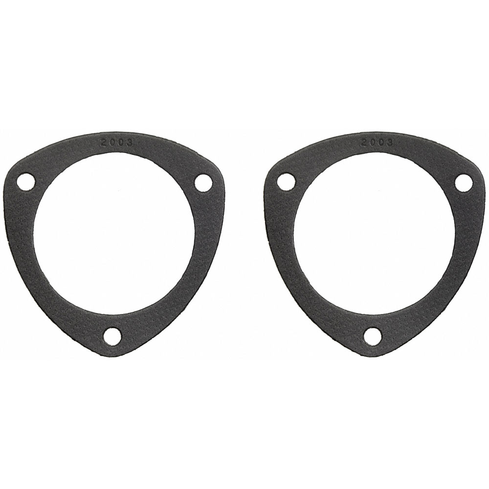 Fel Pro Exhaust Collector Gasket 2003; Performance Steel Core Laminate 3 Bolt 3.500 in. 