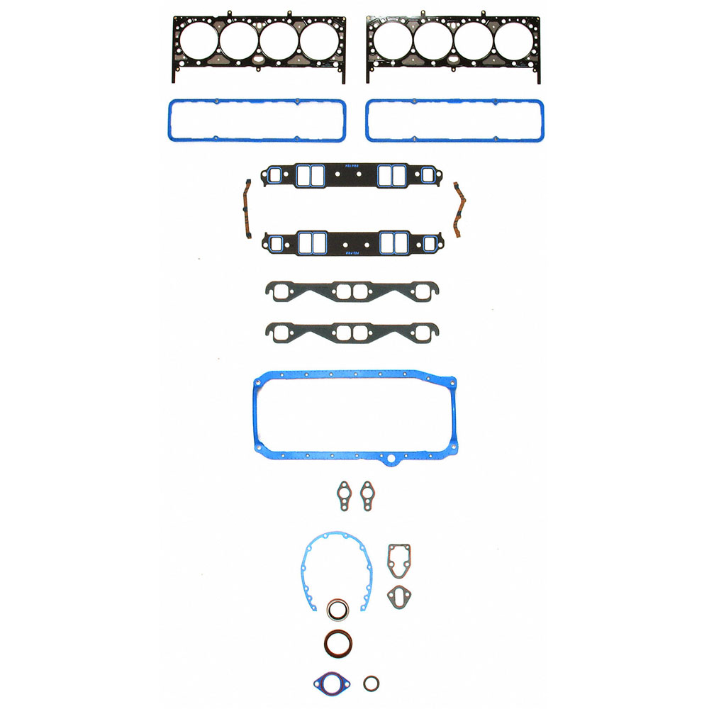 Fel Pro Engine Gasket Kit 2814; 0.041 in. MLS 4.165 in. for 1986 to 1995 Chevy 350 