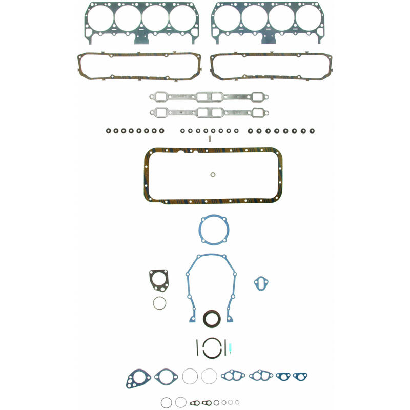 Fel Pro Engine Gasket Kit 260-1001; PermaTorque for 1963 to 1987 Chrysler 361 to 440 
