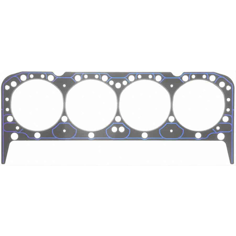 Fel Pro Cylinder Head Gasket P1010; Steel Core Laminate 0.039 in. 4.166 in.  for Chevy 262 to 400 