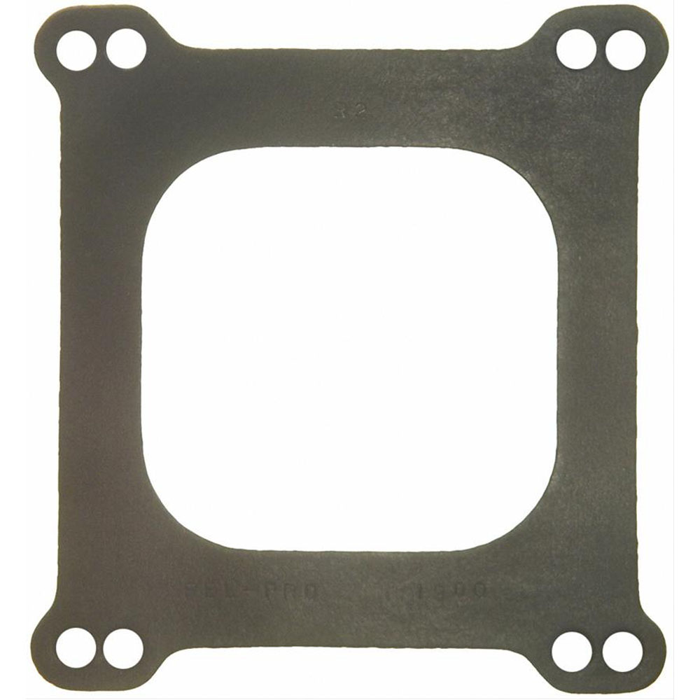Fel Pro Carburetor Base Plate Gasket P1900; Square Flange Gasket 0.062 in. Paper Open 4150 Square Bore 