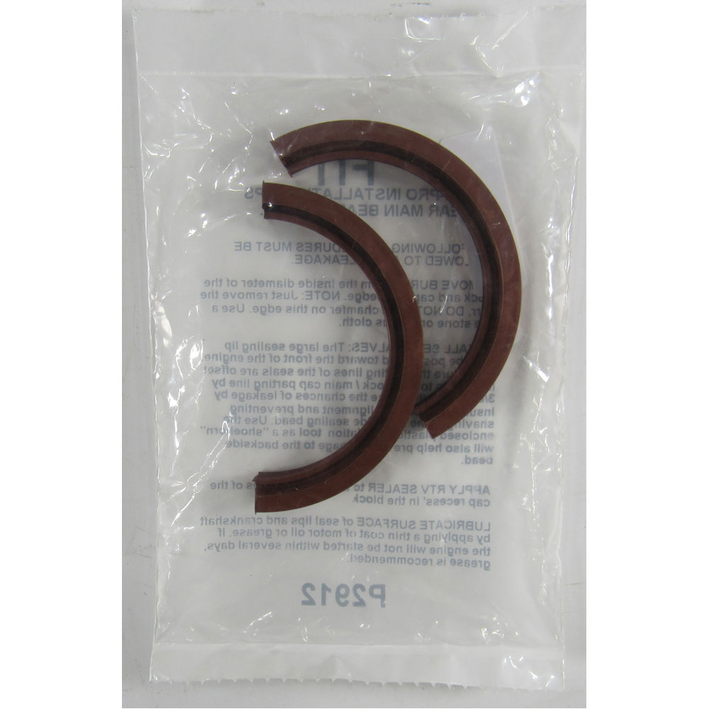 Fel Pro Crankshaft Seal P2912; 2 Piece Rear Main Fluoroelastomer for Chevy 262 to 400 