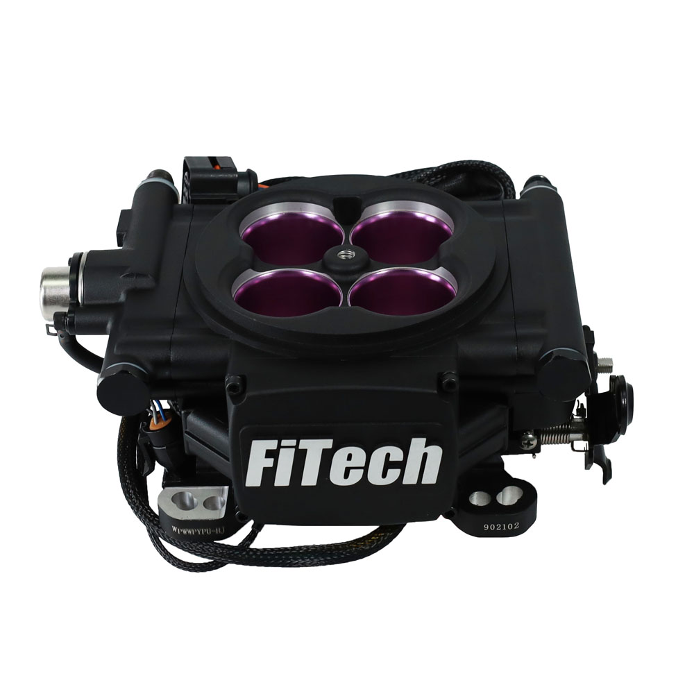 FiTech Fuel Injection System 30008; Meanstreet EFI 800 HP Throttle Body Black Die Cast Aluminum 