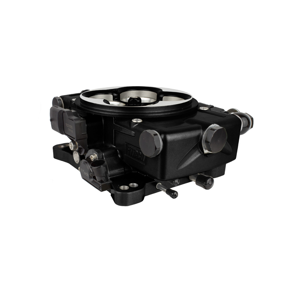 FiTech Fuel Injection System 30021; Go EFI Classic 600 HP Throttle Body Black Anodized Die Cast Aluminum 