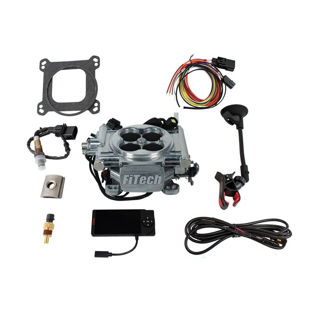 FiTech Fuel Injection System 36201; 650 HP Throttle Body Bright Die Cast Aluminum 