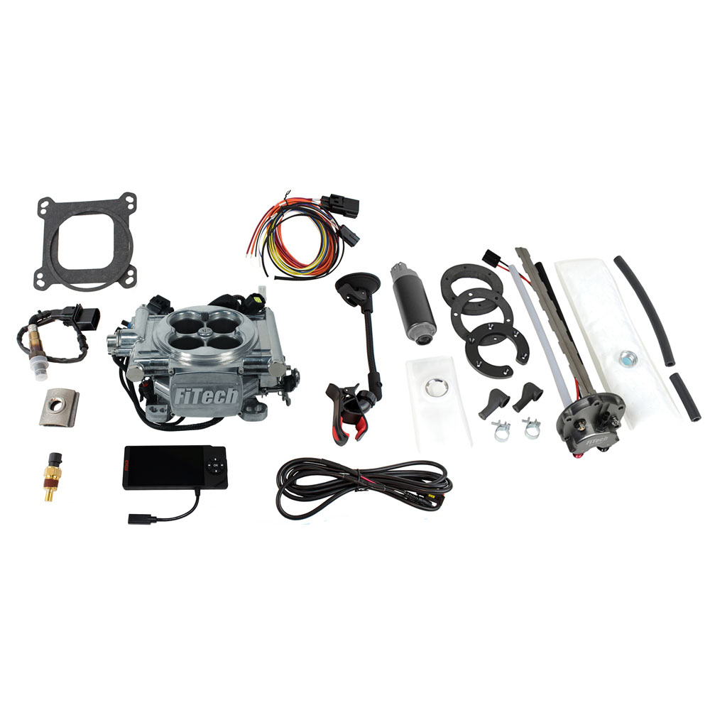 FiTech Fuel Injection System 36201; 650 HP Throttle Body Bright Die Cast Aluminum 