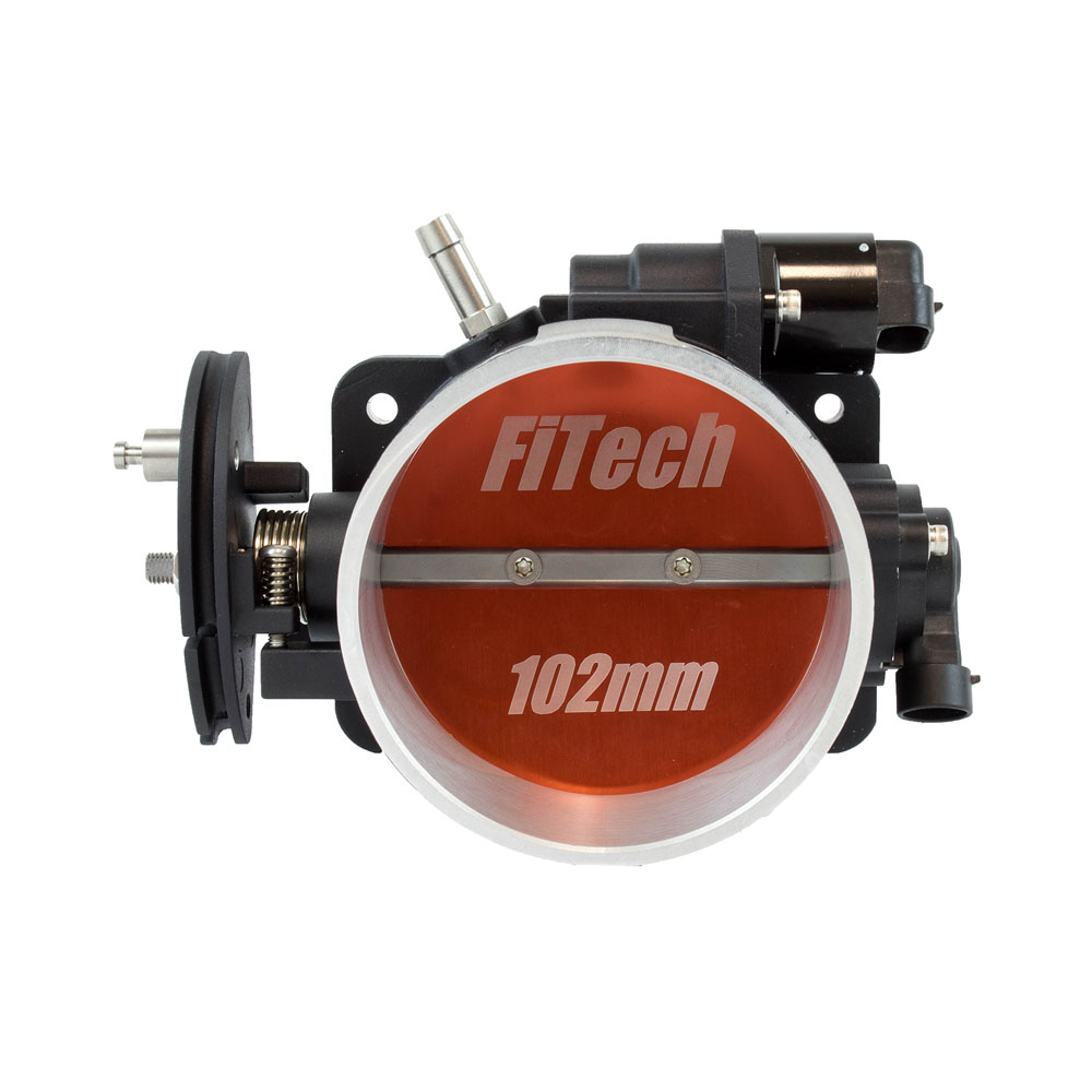 FiTech Fuel Injection Throttle Body 70062; MPI Throttle Body Black Cast Aluminum for GM LS 