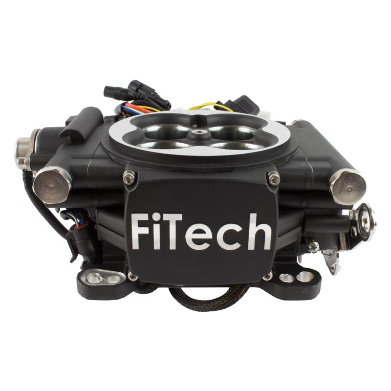 FiTech Fuel Injection Fuel Injection System 30002; Go EFI 4 600 HP Throttle Body Black Die Cast Aluminum 