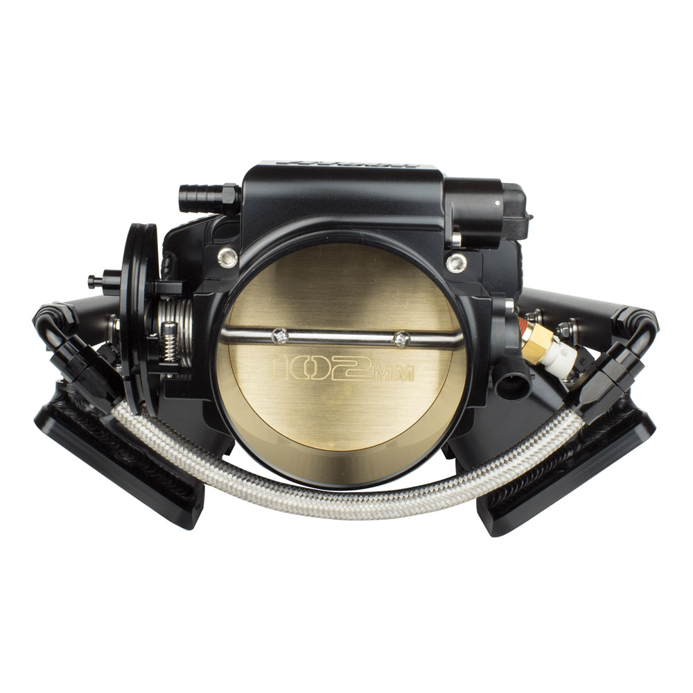 FiTech Fuel Injection System 70004; Ultimate LS 751 HP Port Injection 1000 CFM Black Anodized Billet Aluminum for Chevy LS 
