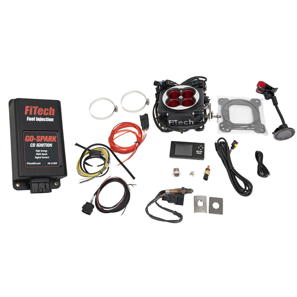 Photo for FiTech Fuel Injection System Kit 93014; Go Port Stand Alone EFI Kit and Go Spark CDI Throttle Body