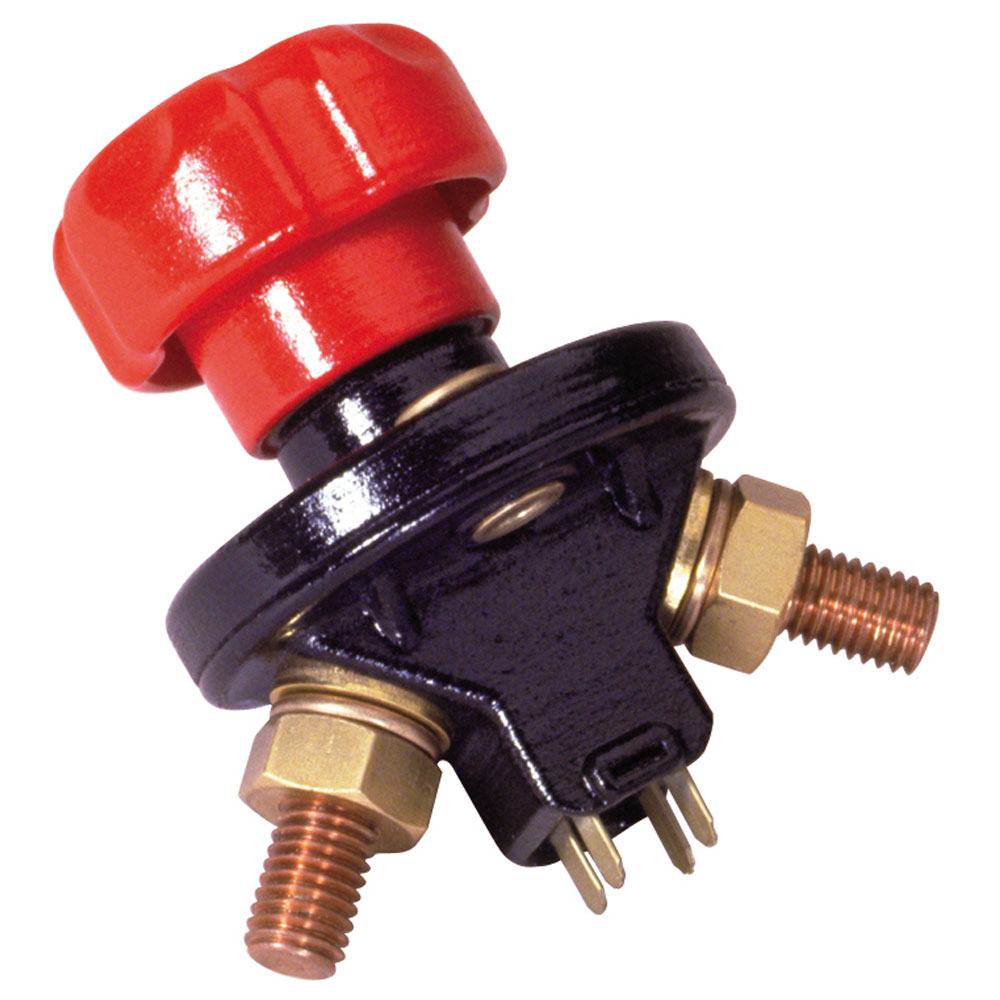 Photo for Flaming River Battery Cut-Off Switch FR1013; Battery and Alternator Kill Switch 150 Amp 2 Post (with 4 Male Spade Terminals) 12 Volt Manual, Rotary