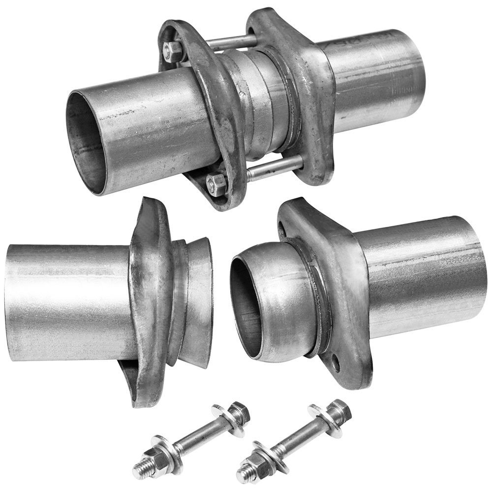 Photo for Flowmaster Exhaust Flange 15930FM; Ball Flange Kit 3.000 in. 3.000 in. Clamp On Natural Aluminized Steel