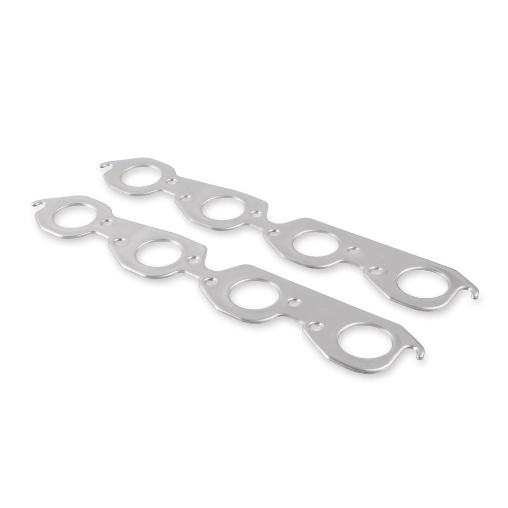 FlowTech Header Gaskets 99153FLT; Real Seal Round 2.150 in. 2.150 in. Multi Layer Aluminum for Chevy 396 to 454 